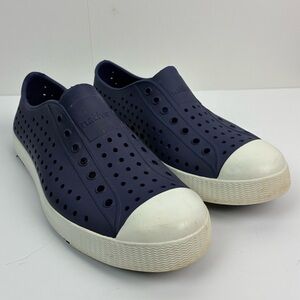 Native Navy Kids' Jefferson Water Friendly Slip-On Sneaker Shoes Big Kid Size J4